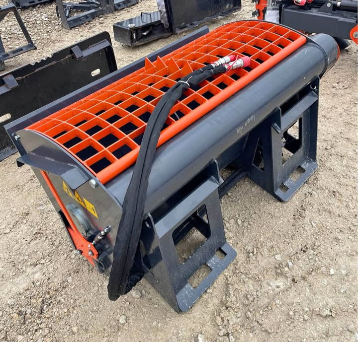 Thumbnail: WIG Quick Attach Double Discharge Concrete Mixer (1/2 yard capacity)