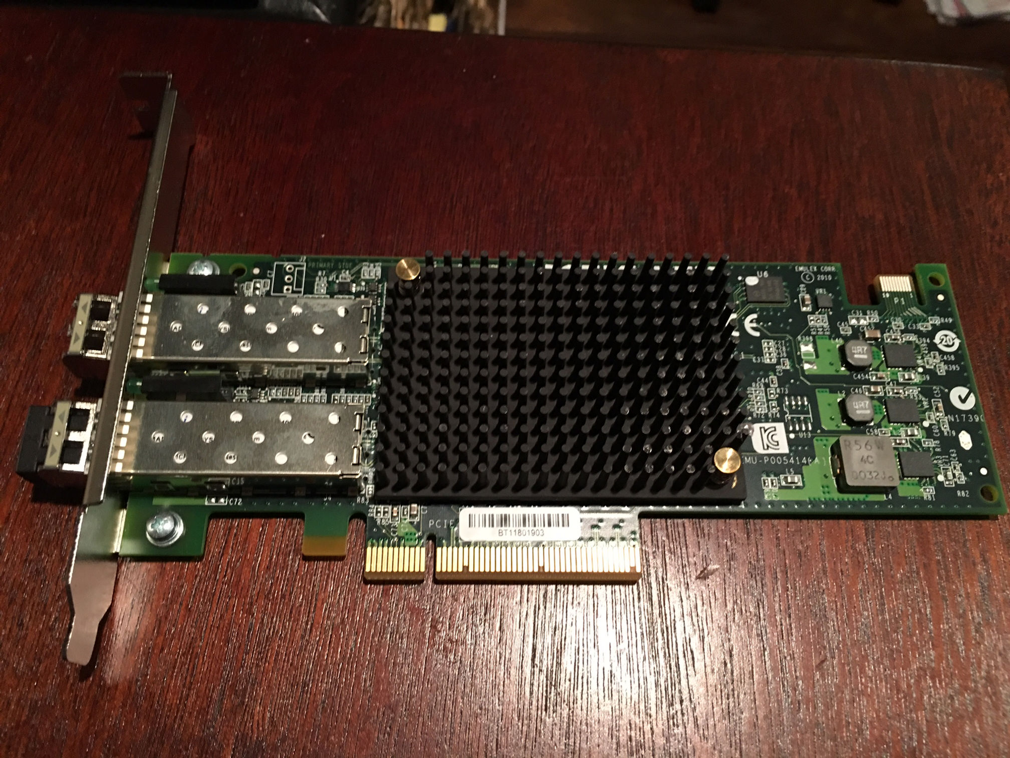 Emulex Network OCE11102-NX 10Gb/s Adapter Copper Dual Port PCI Express