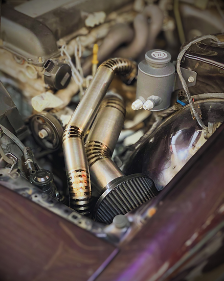 Rich Automotive and Fabrication Titanium Deniliquin Mobile Mechanic Welding Intake and Charge Pipe