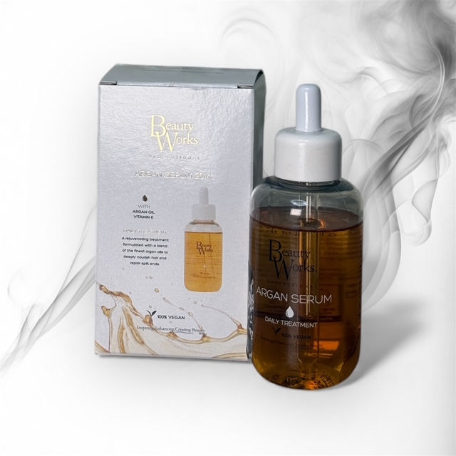 Beauty Works Argan Serum for Elite Extensions.