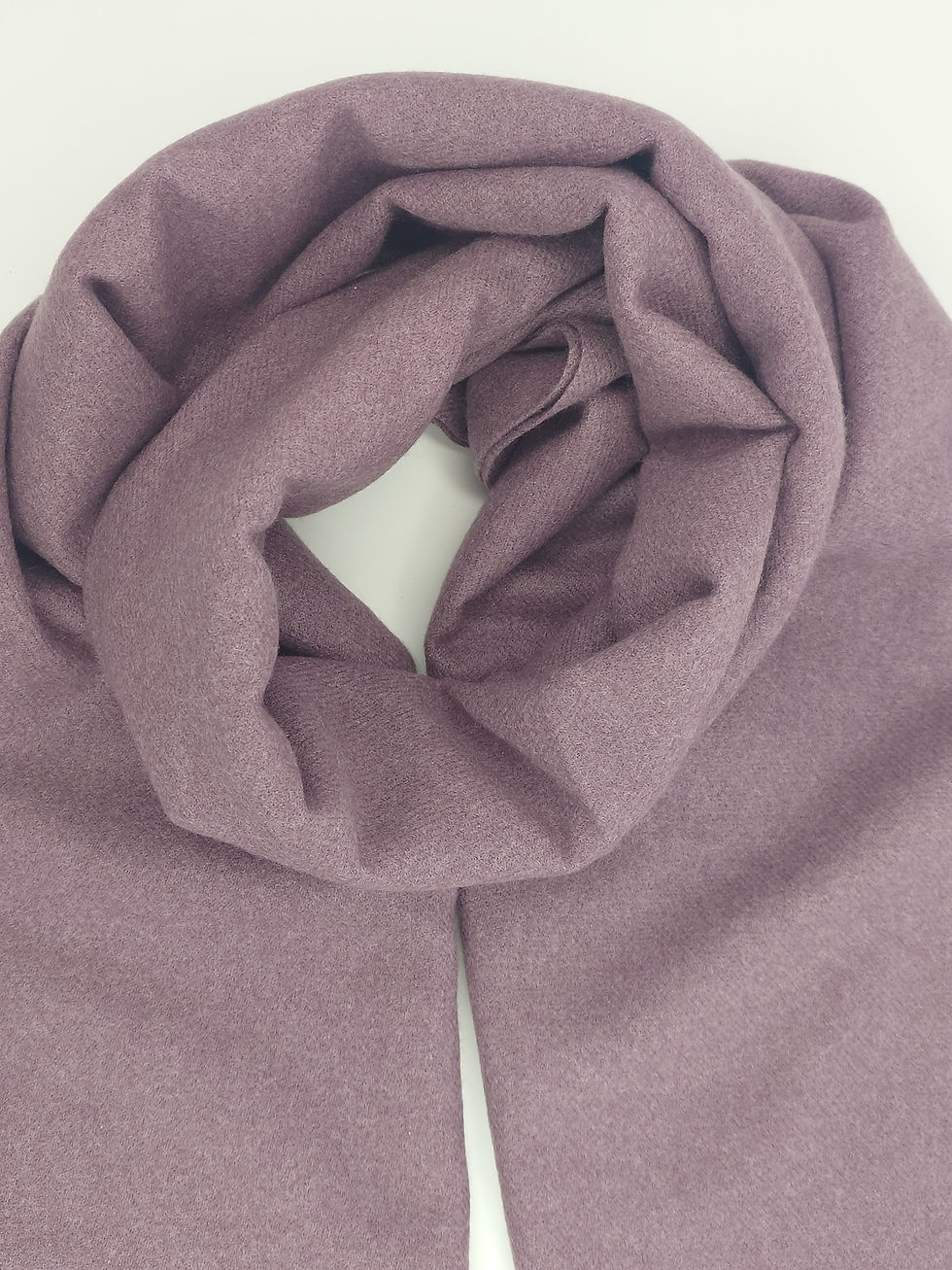Thumbnail: MutluHan Turkish Cashmere Shawl – 100% Wool Solid Design | Plum Purple