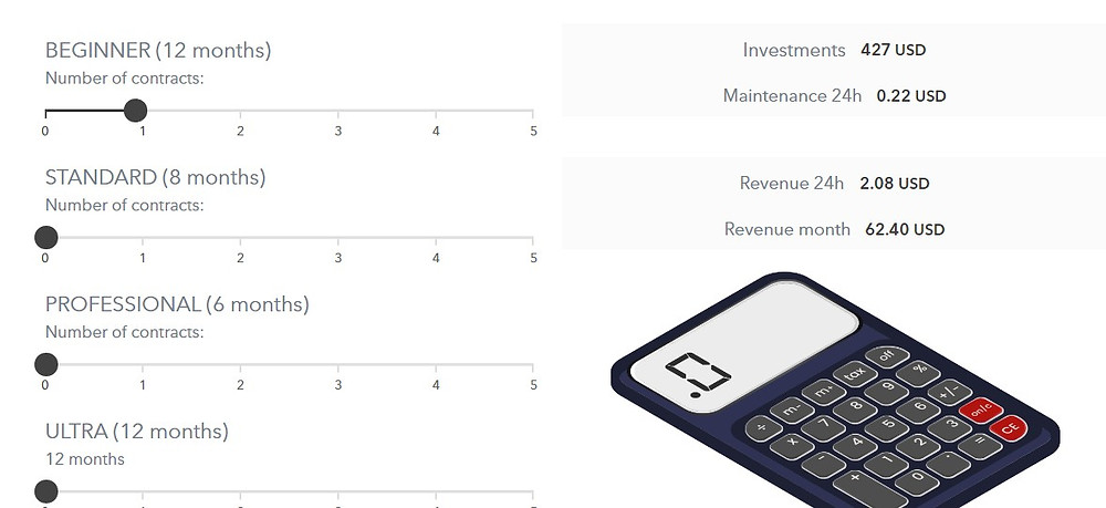 Bemine Mining Calculator