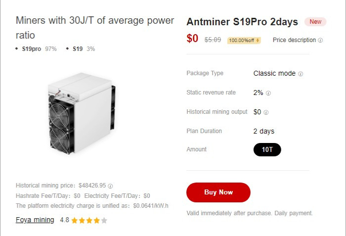 mining bitcoin for free