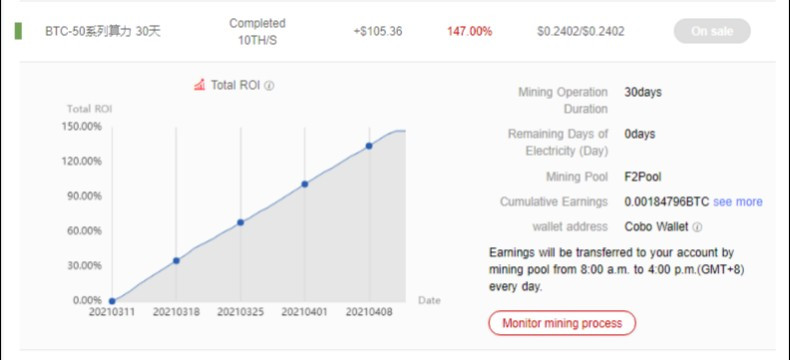 30 days 50 J/T Mining Plan