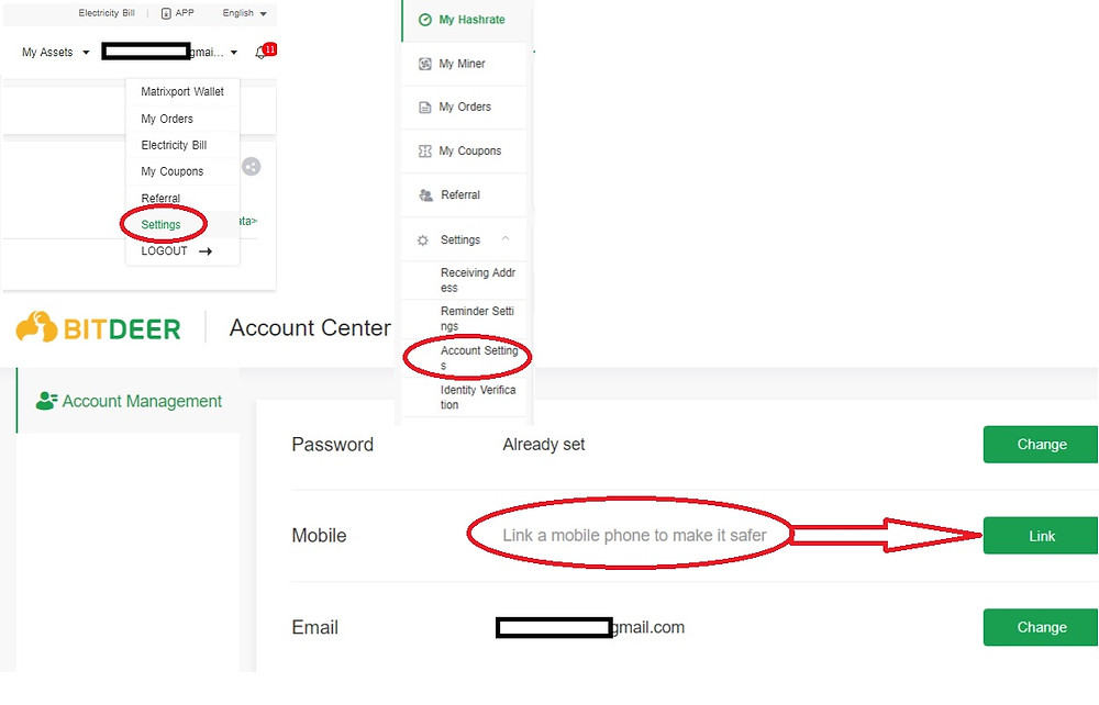 You cannot use services provided by Bitdeer