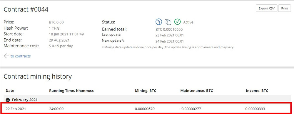 hashing24 profit