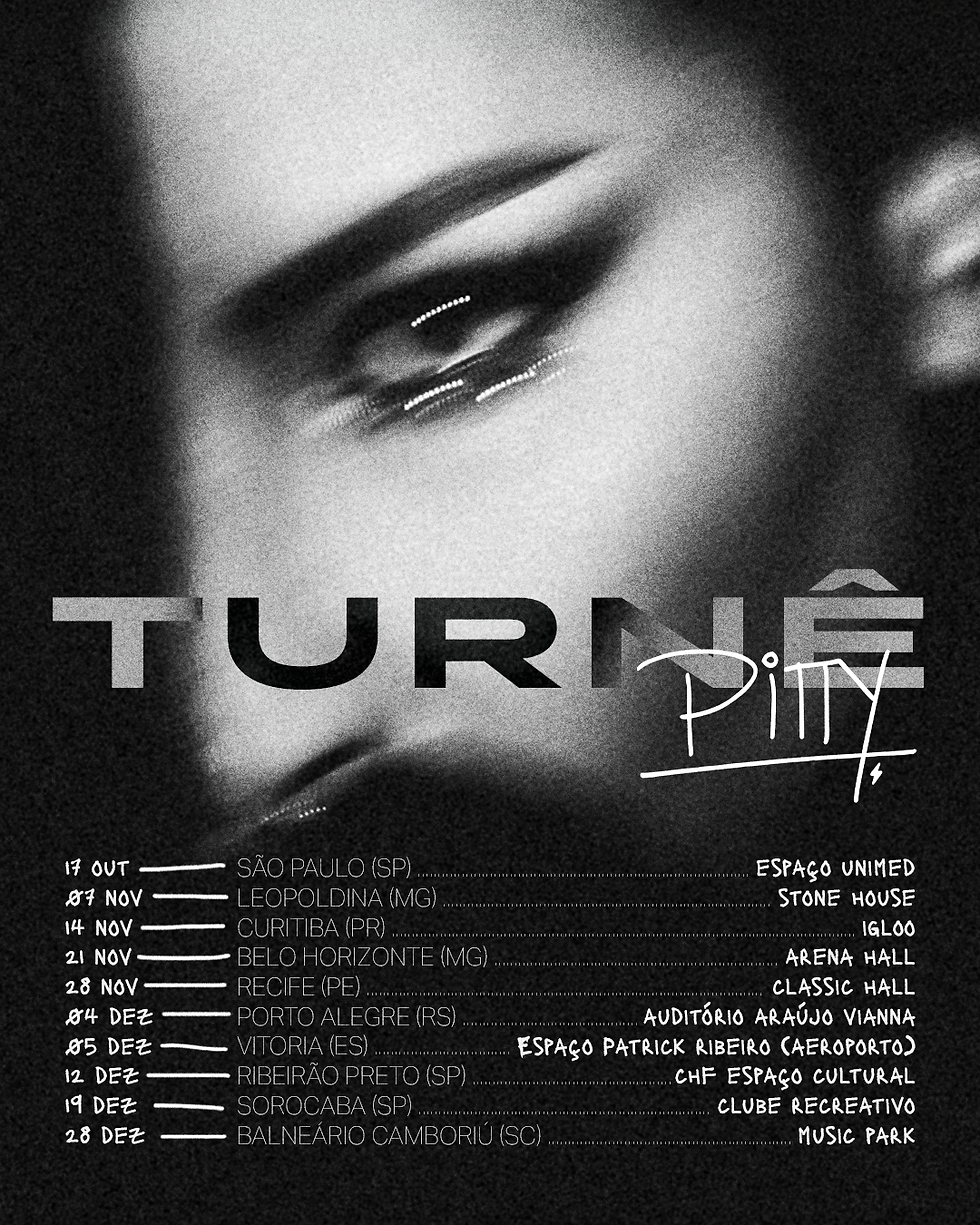 Pitty durante divulgação da nova turnê de 2026, que terá show em Curitiba no dia 14 de novembro, no IGLOO.