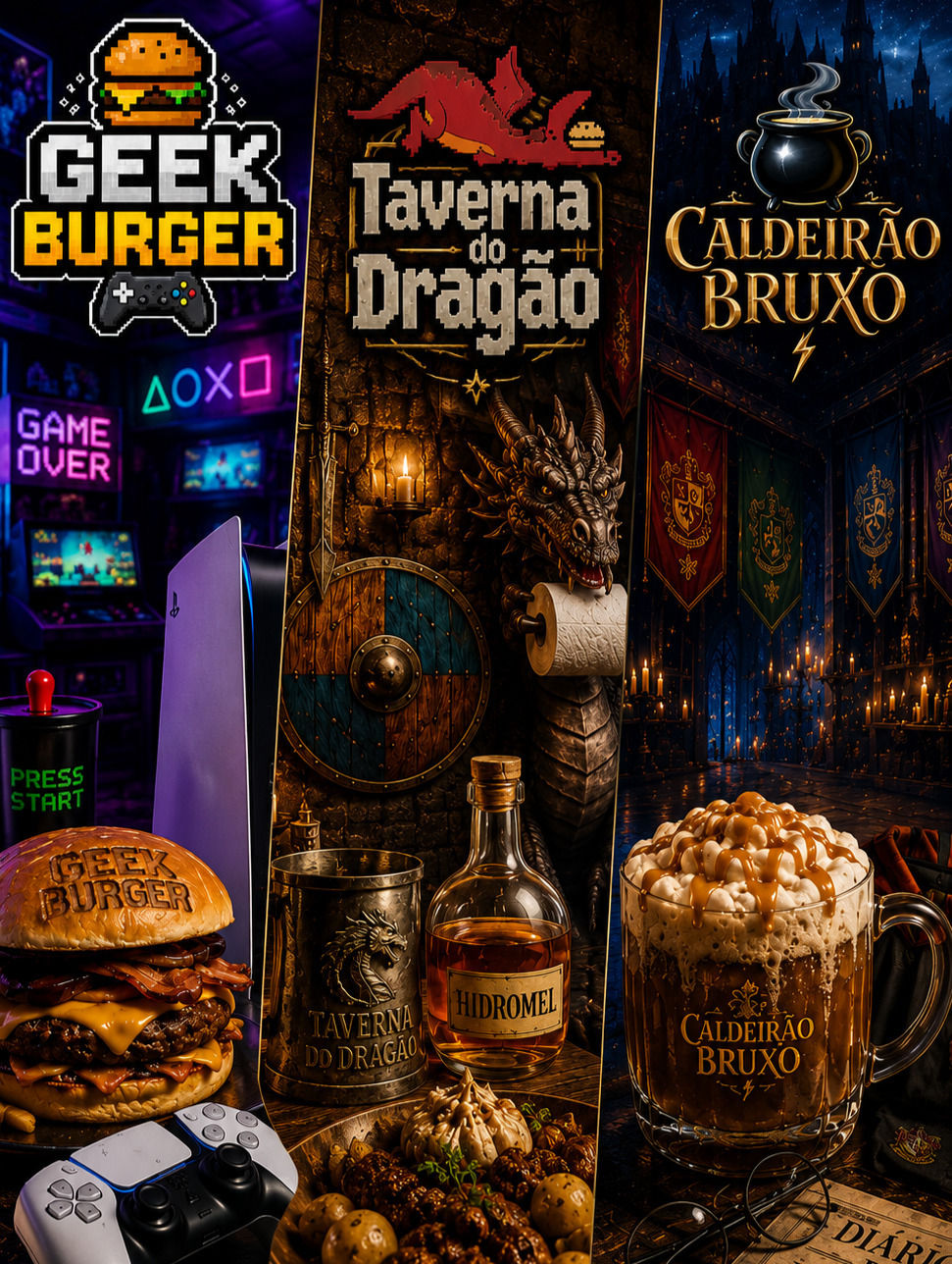 Restaurantes temáticos em Curitiba: uma viagem entre games, dragões e magia