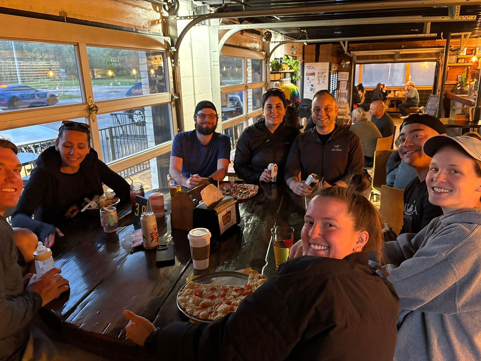 April Weakley Park and Thirsty Goat Popup Run Hanging