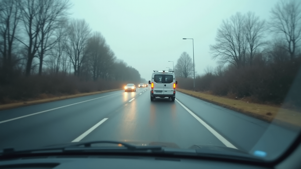 Vue rapprochée d’un véhicule VTC garé devant un centre de formation