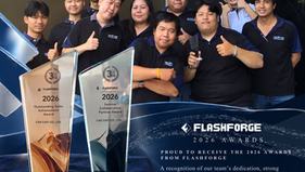 Cad Cast Co., Ltd. is Honored to Receive Two Awards from Flashforge in 2026