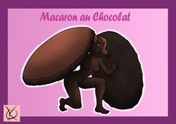 Macaron au chocolat