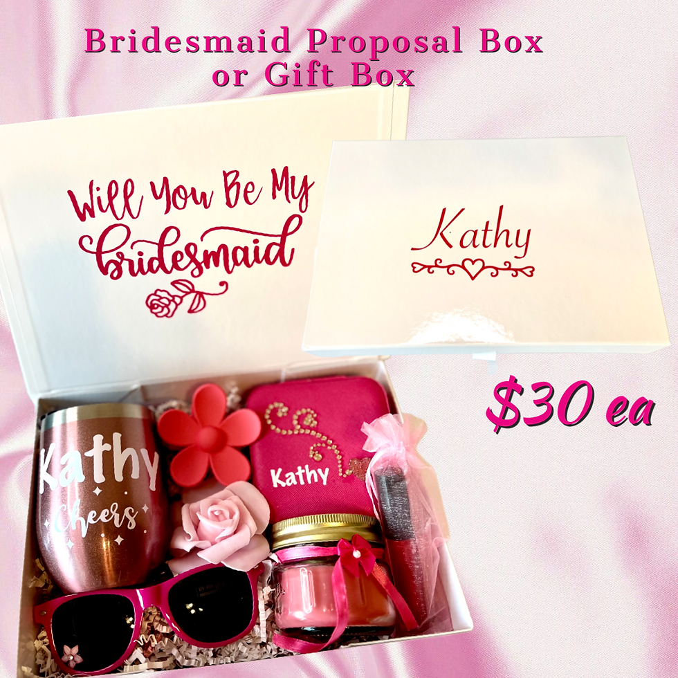 Thumbnail: Bridesmaid Proposal Box or Gift Box