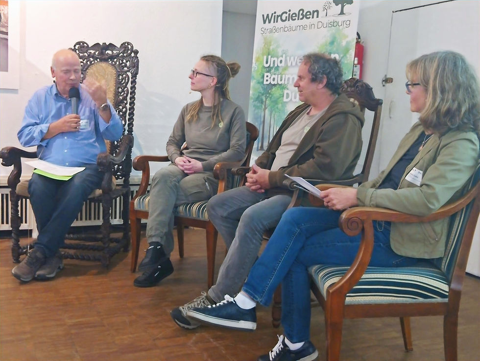 Live Produktion von "Der BaumPodcast" von Arborterra