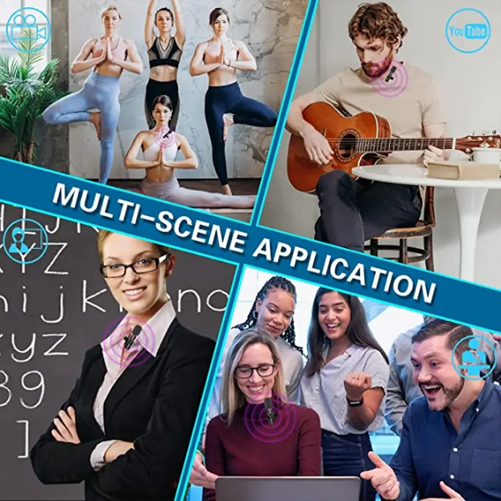 Thumbnail: K8 Мини Бежичен Микрофон за Андроид и Ајфон телефони и Таблети