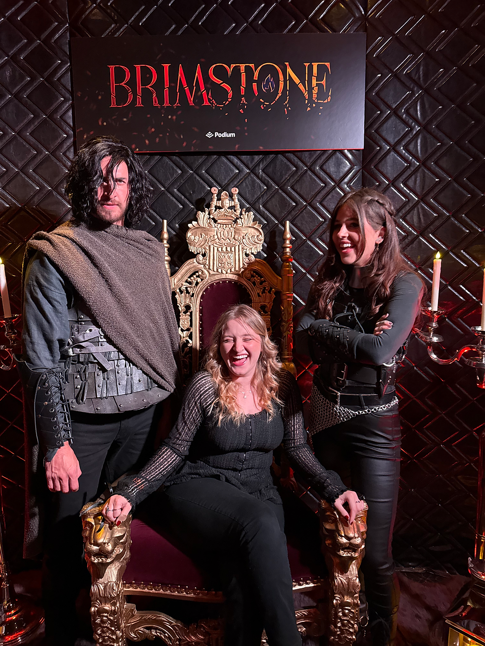 Brimestone audiobook launch event in LA