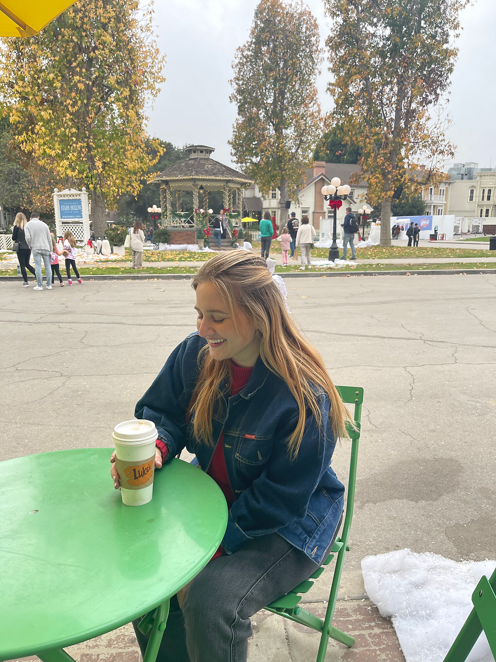 On the Gilmore Girls set