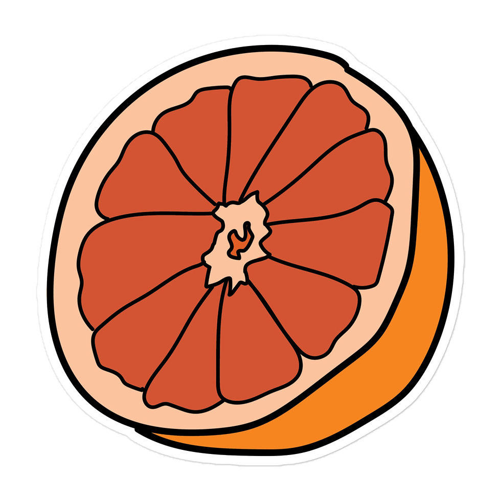 Thumbnail: Sliced Orange Sticker 