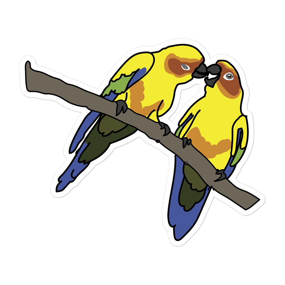 Thumbnail: Love Bird Stickers