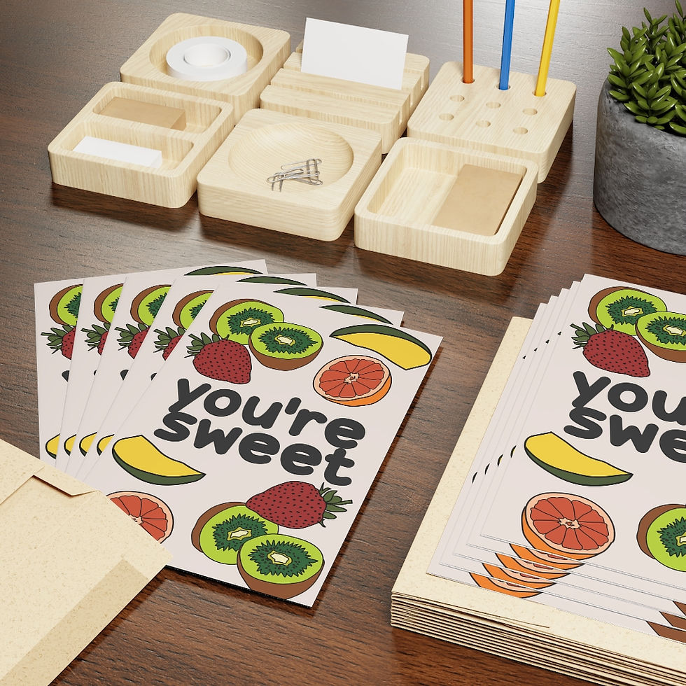 Thumbnail: You're Sweet! Greeting Cards (1 or 10-pcs)