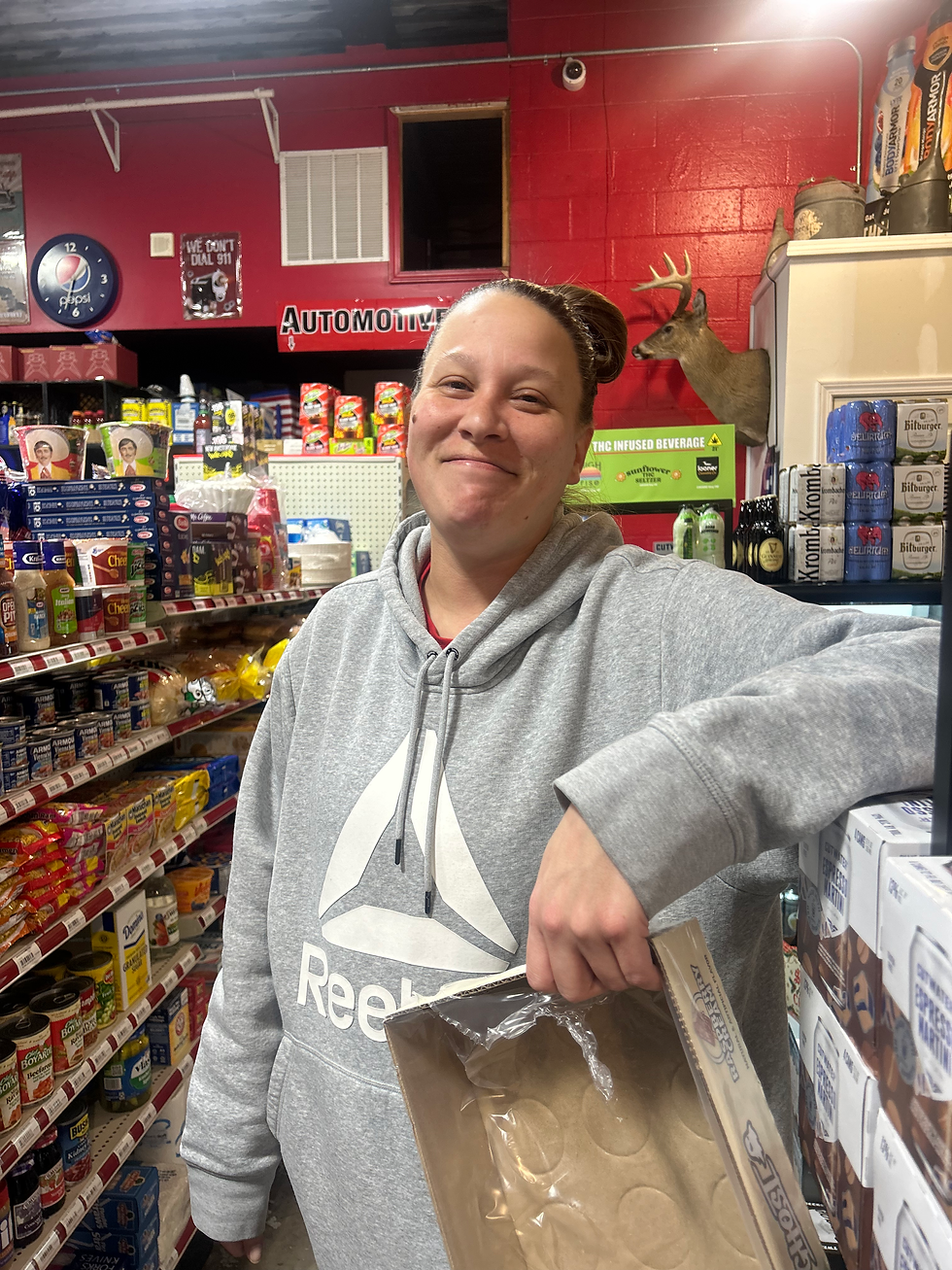 Alysha at A+ Fuel, St. Clairsville, OH.