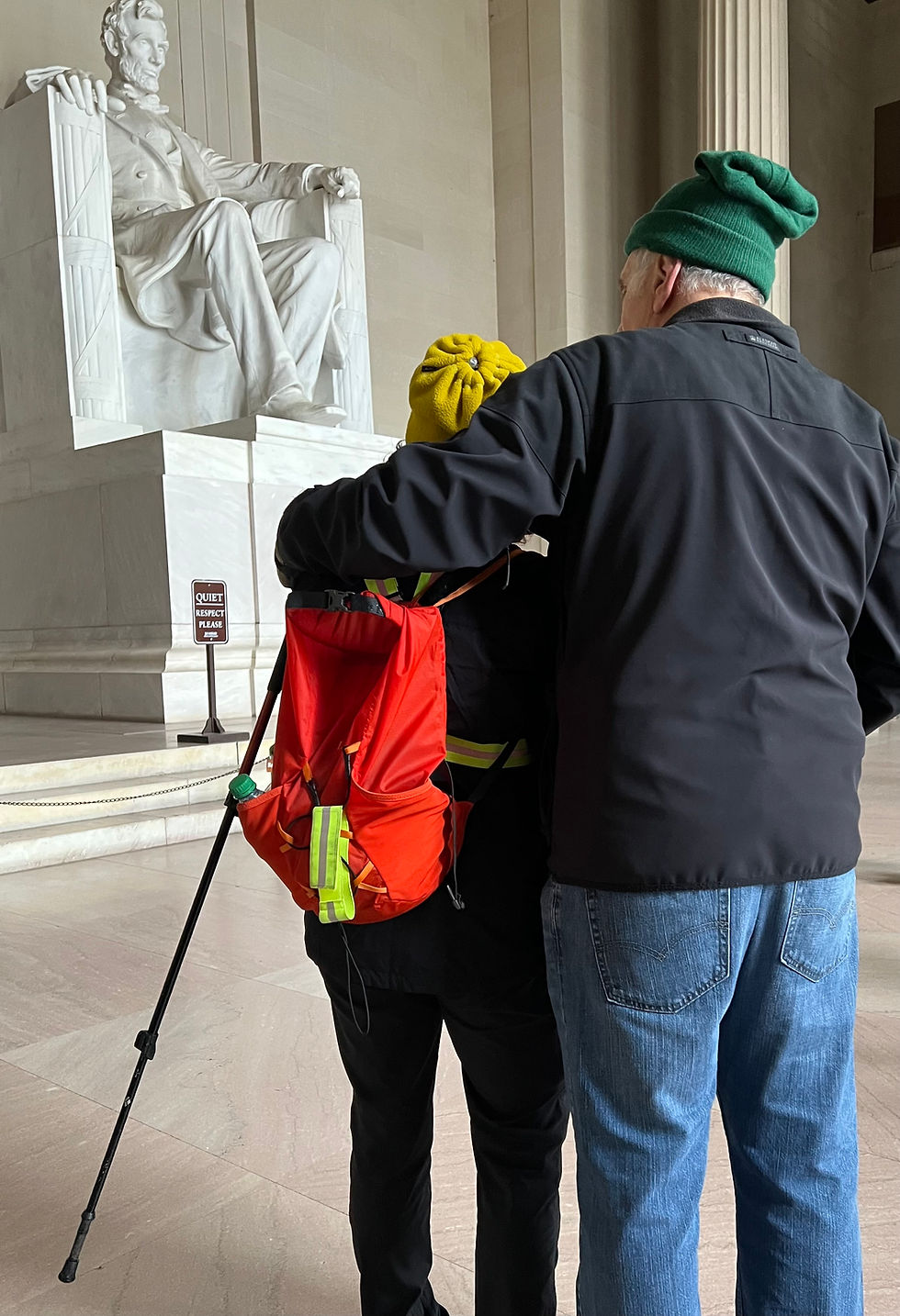 With Ezra Tishman (photo by Kristin Goss).