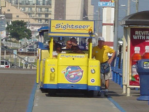 "Watch the tram car please!"