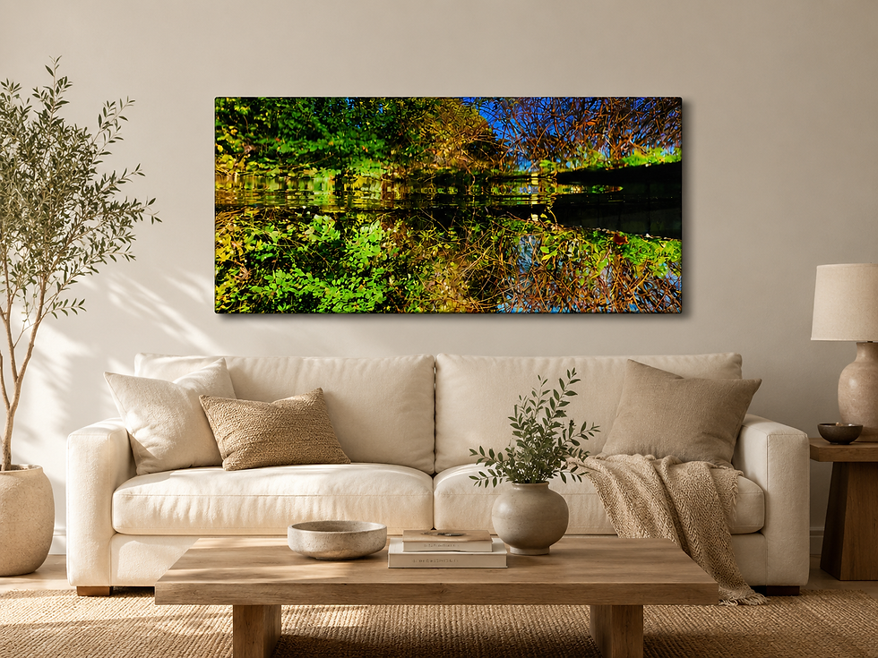 Thumbnail: No.64 - Canvas fine art print, 100cm x 45cm