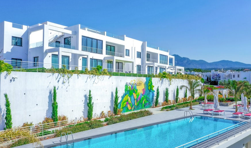 Exquisitely Furnished 2+kk Penthouse in Cyprus with Terrace & Views | Move-in Ready | Golf | Yachting
