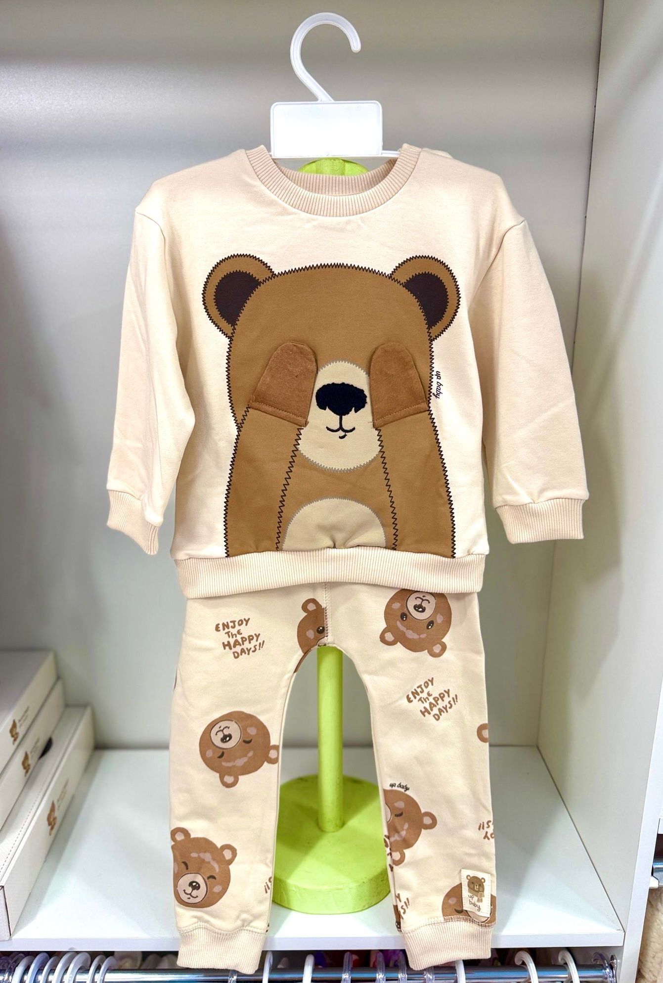 Conjunto Blusão e Calça Ursinho Up Baby