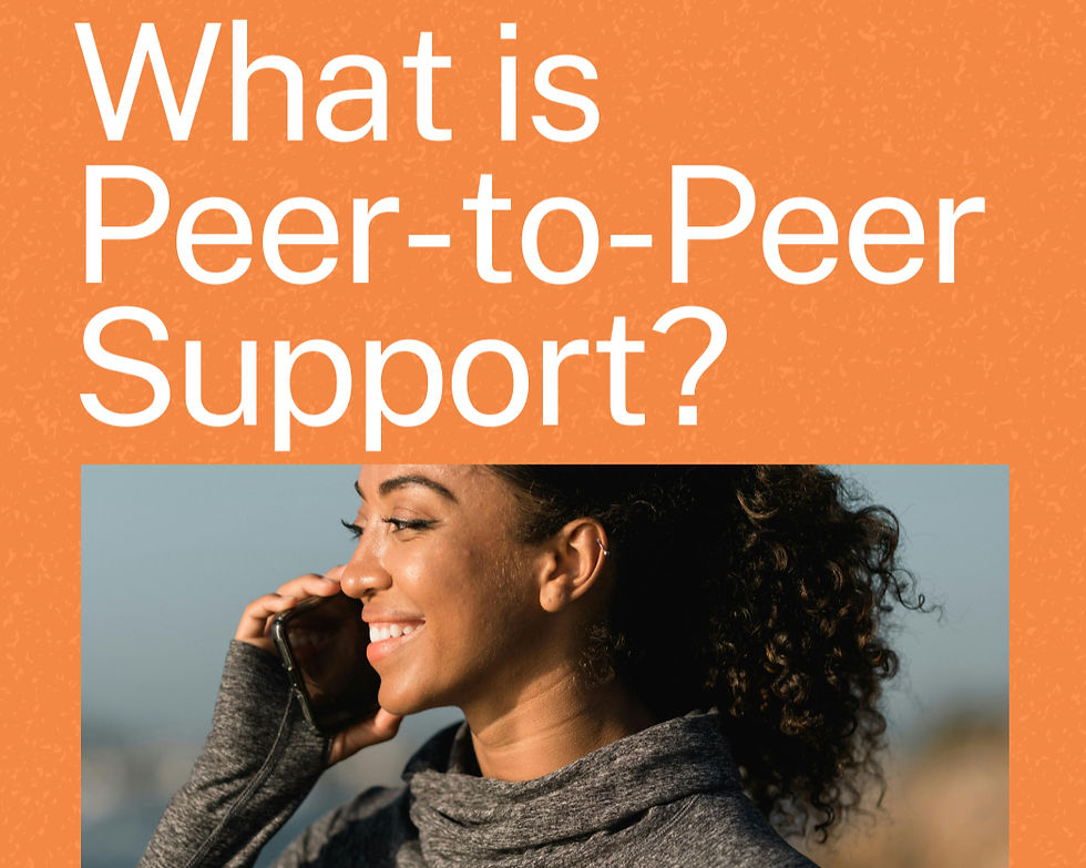 What Is Peer-to-Peer Support? Why Talking to Someone Who's Been There Can Make a Difference.