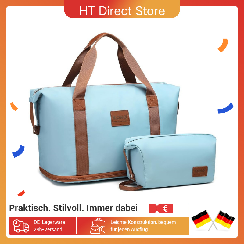 Kono 36L cosmetic bag bag waterproof separated sport bag hand luggage & shopping