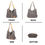 Miniature : KONO WOMEN'S Handle bag Canvas Backpack Large Anti-Theft Shopper Shoulder bag Mu