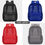 Miniature : Mesh College Student Backpack Comfortable Shoulder Strap Fitness Bag Large-Capac