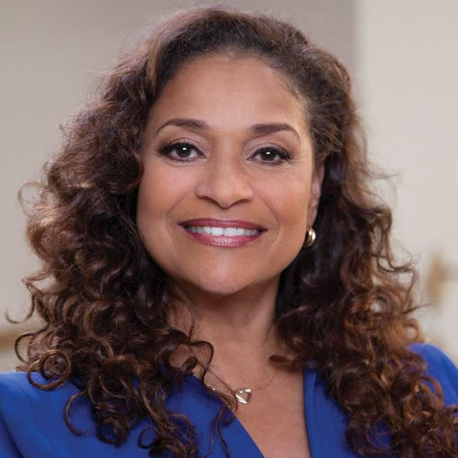 Debbie Allen blue shirt