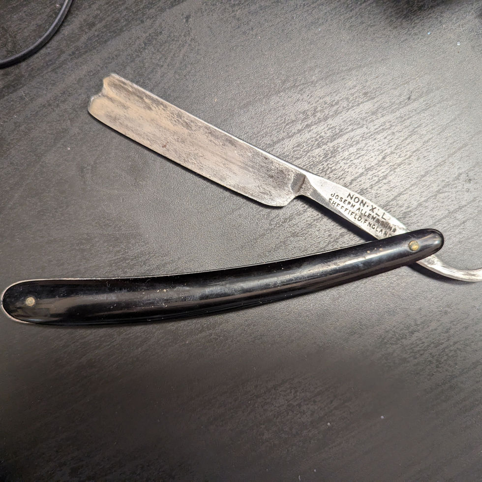 Joseph Allen & Sons shave ready straight razor