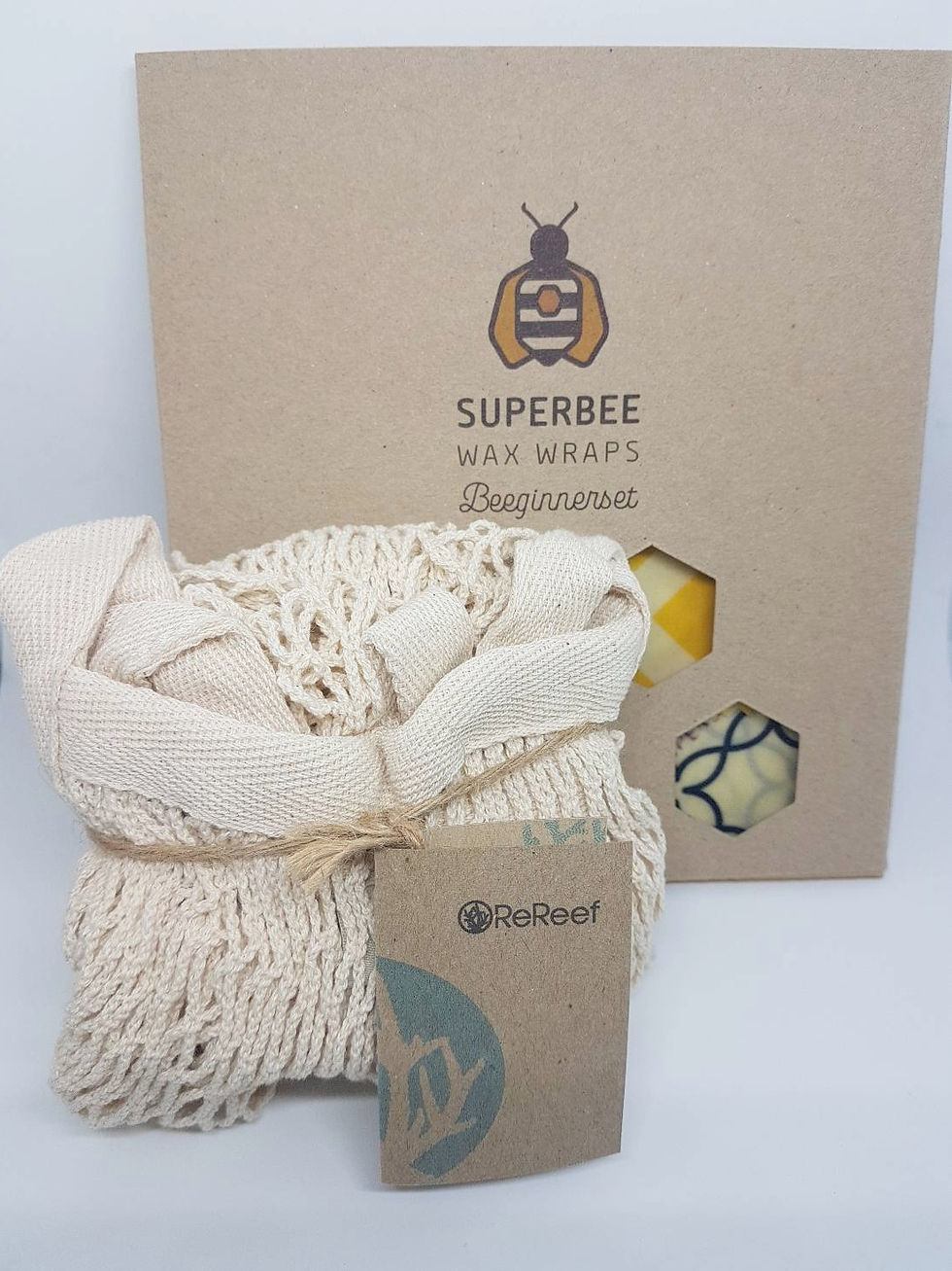 Thumbnail: Beewax wrap x Eco-cotton mesh bag