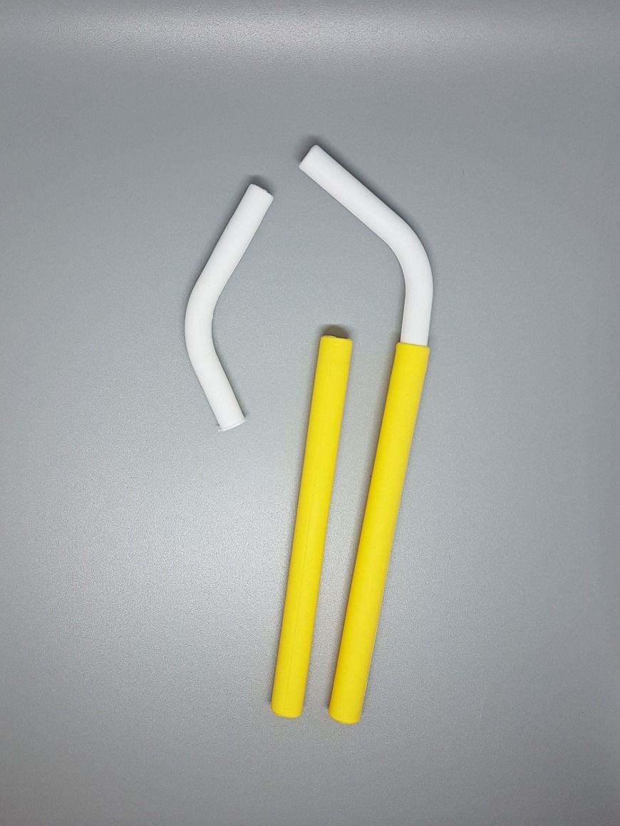 Thumbnail: Two-tone silicone straws