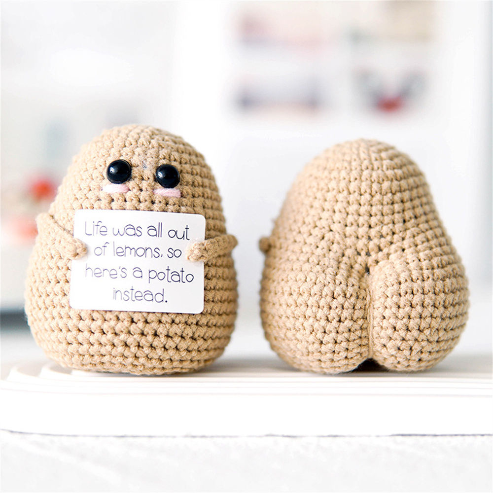Butt Potato Crochet Toy