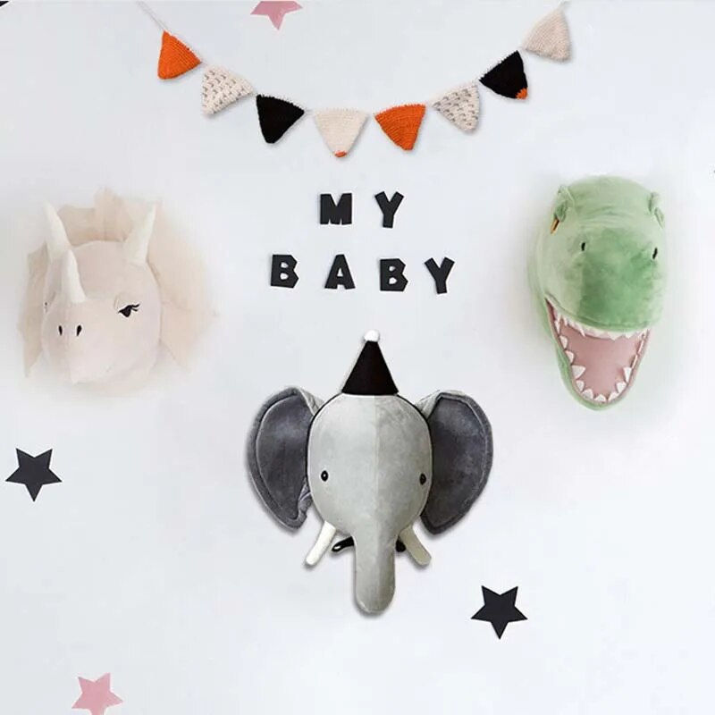 Thumbnail: Animal Head Hanging Plush 
