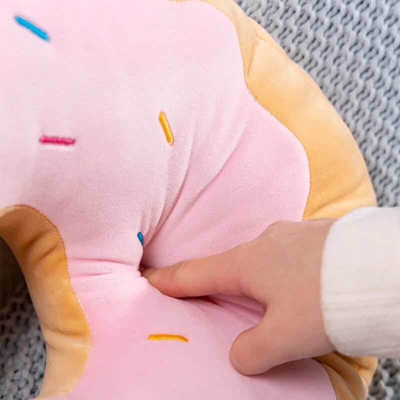 Thumbnail: Round Donut Plush Pillow