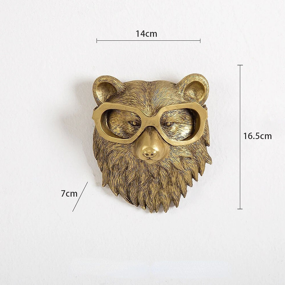 Thumbnail: Resin Animal Head Wall Decor