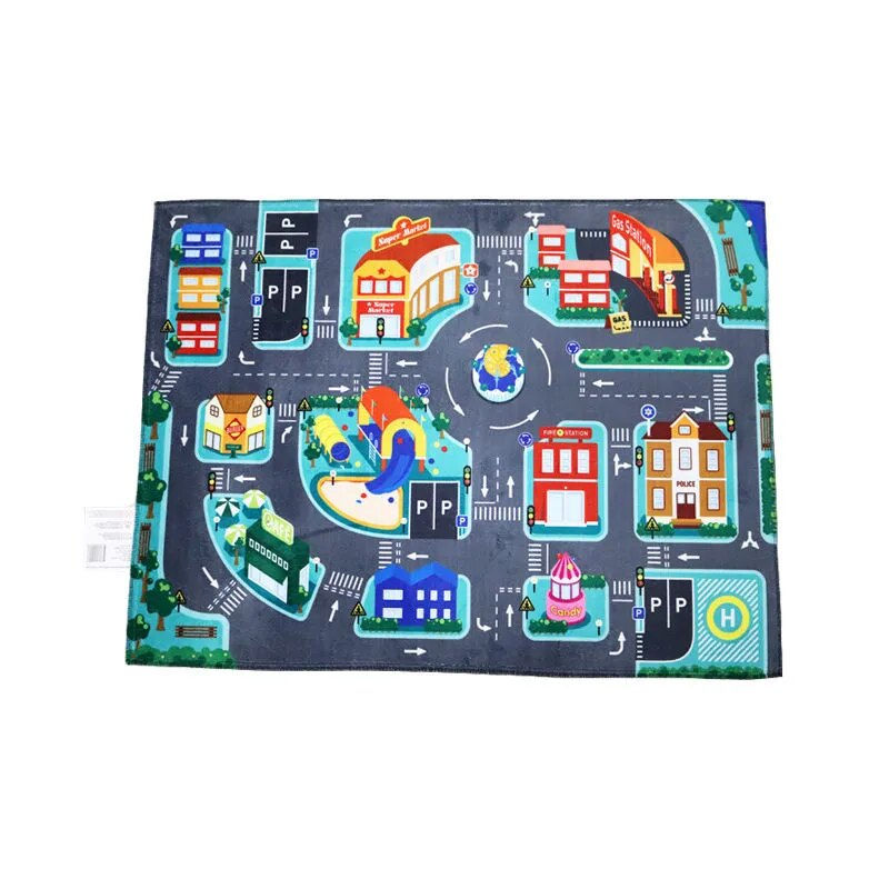 Thumbnail: LED Luminous Play Car Roads Carpet