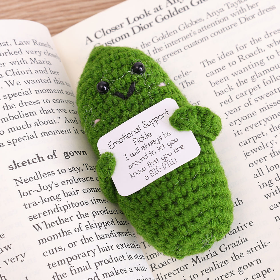 Thumbnail: Emotional Support Crochet Pickle