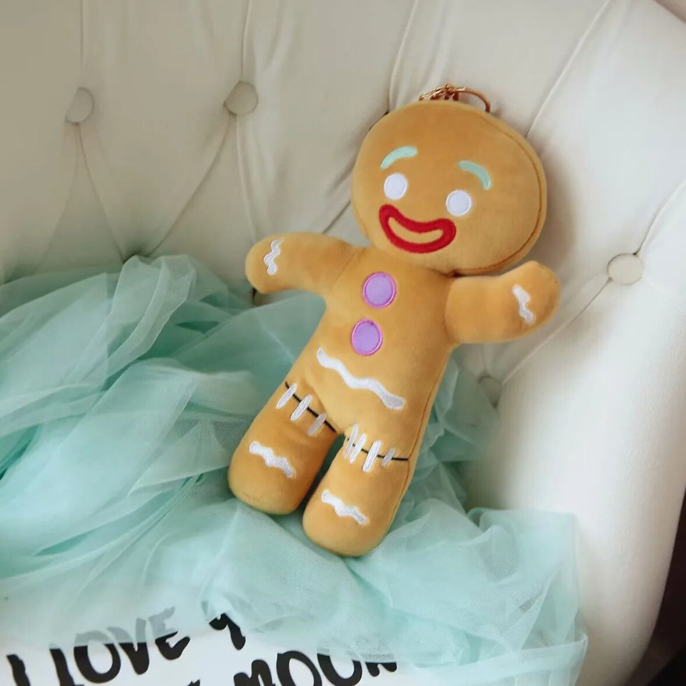 Thumbnail: Cartoon Gingerbread Man Plushie 