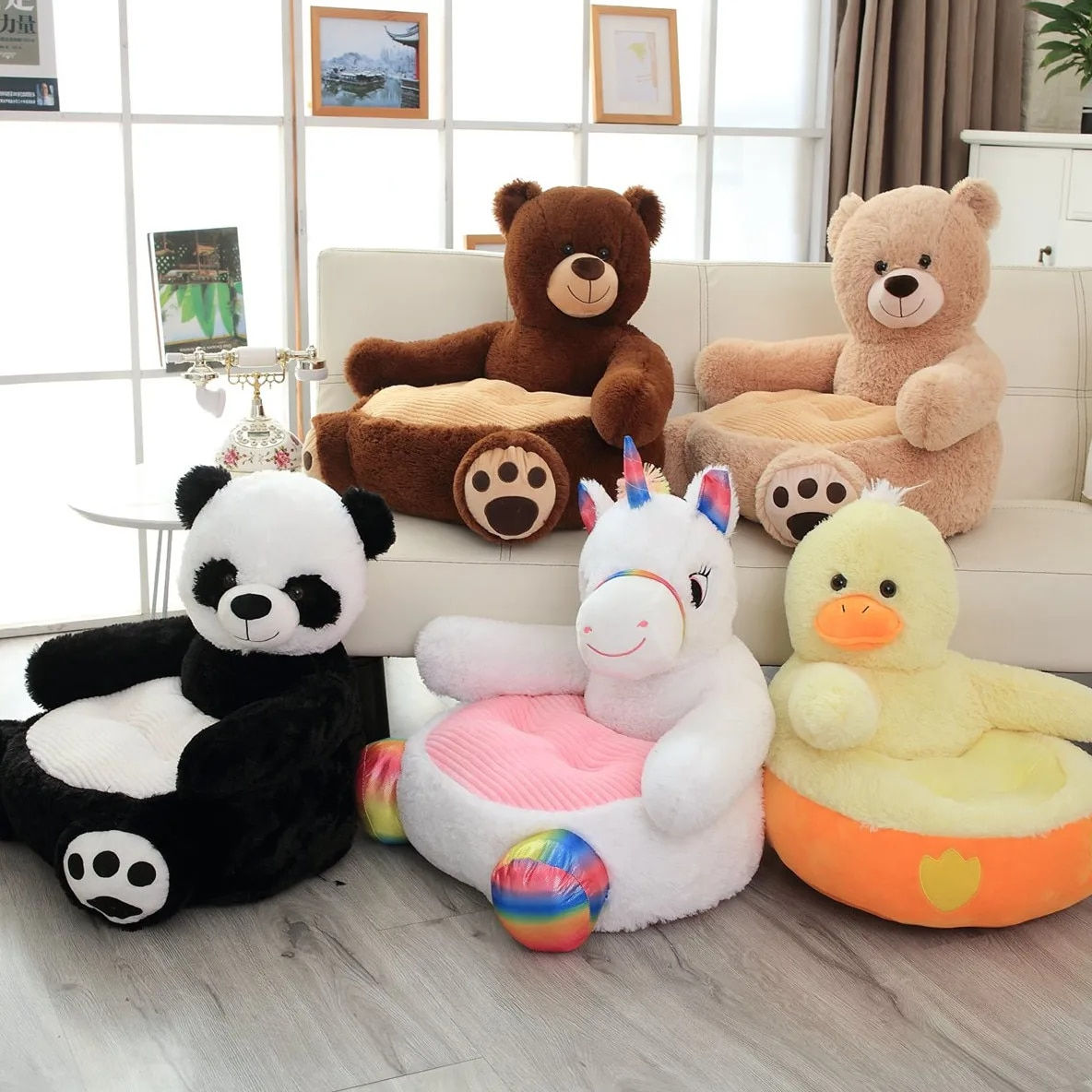 Animals Plush Sofa Chair 