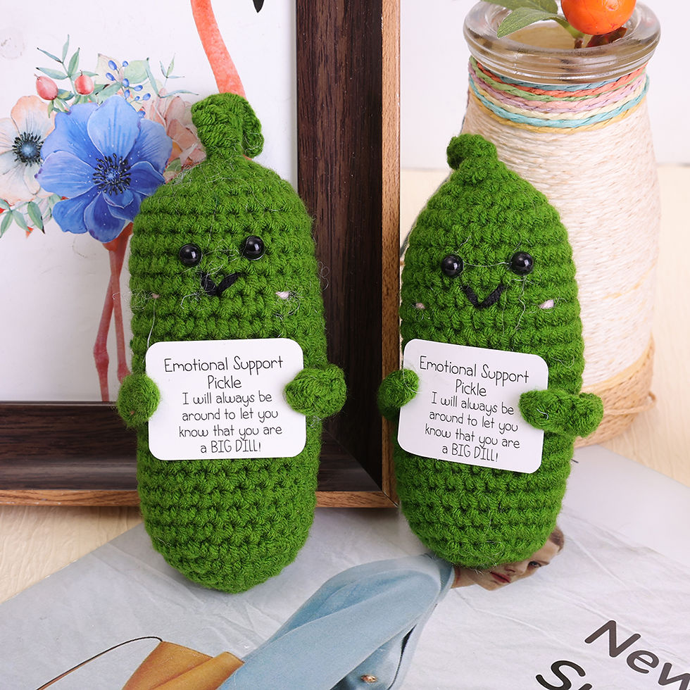 Thumbnail: Emotional Support Crochet Pickle