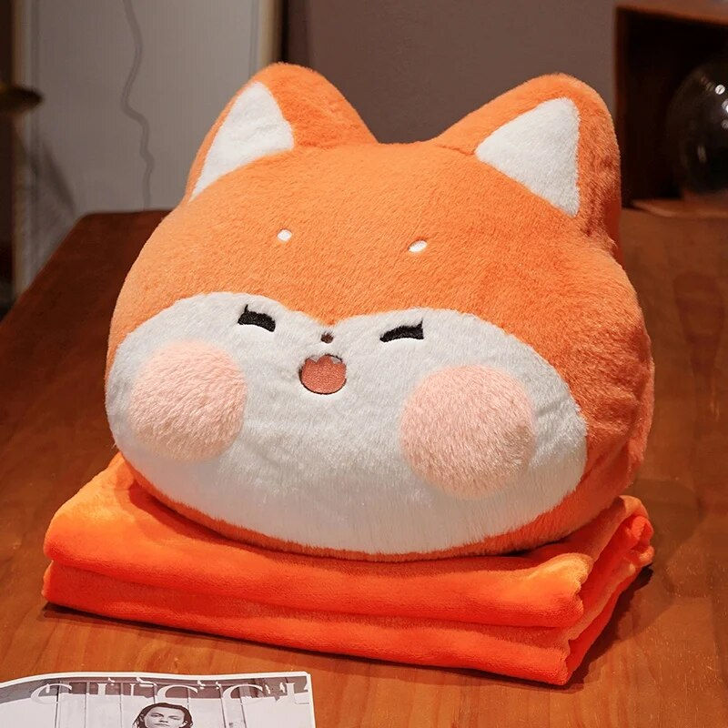 Thumbnail: Animals Head Plush Pillow 