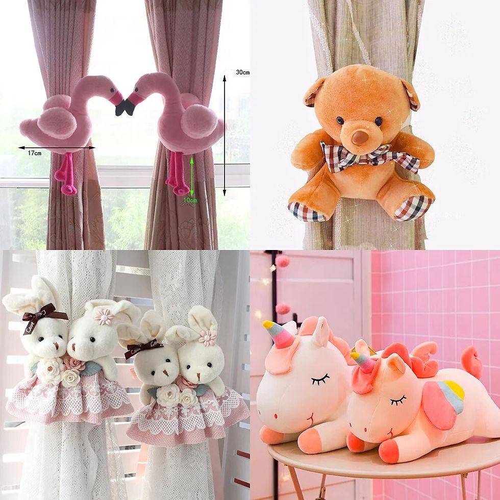 Thumbnail: Cartoon Animal Curtain Tiebacks