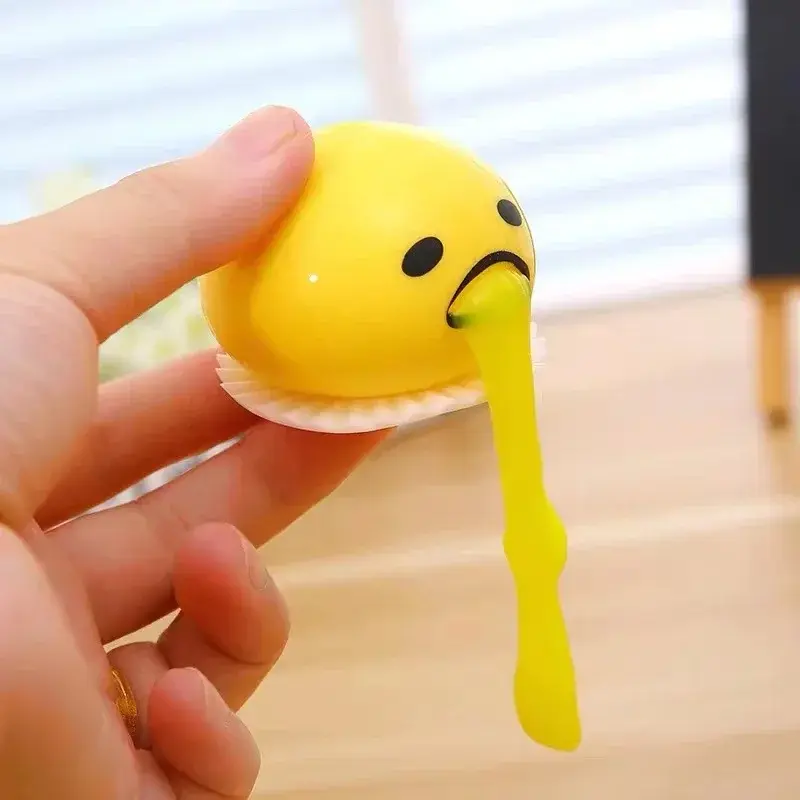Thumbnail: 2pcs Puking Egg Yolk Stress Ball 